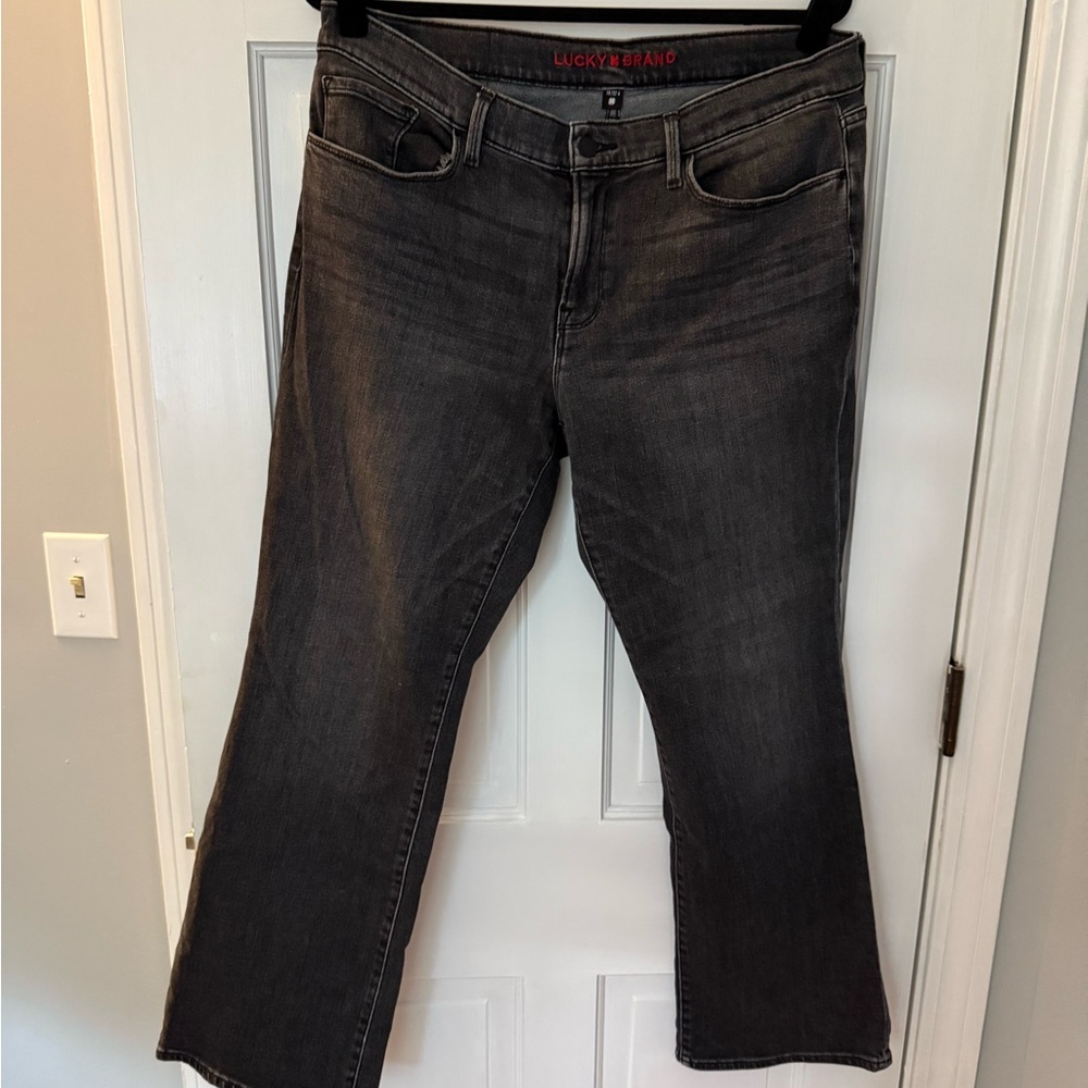 Lucky Brand Women's Dark Gray Flare Jeans